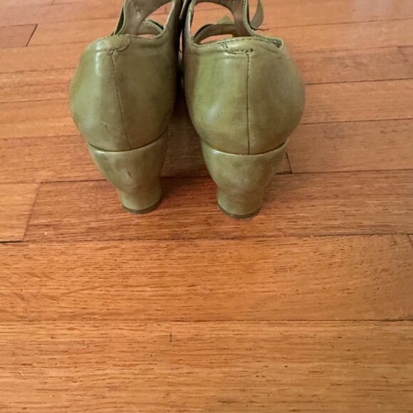 Everybody by bz moda Light Green open Toe Heels Size 40.5 - Picture 8 of 13